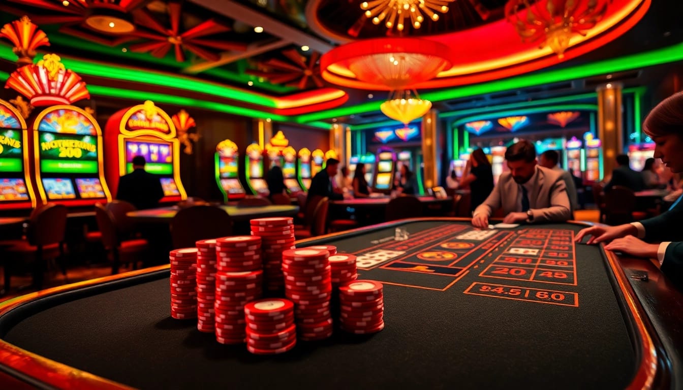 Experience the excitement of gaming at nhatvip.com with vibrant slot machines and engaging poker gameplay.