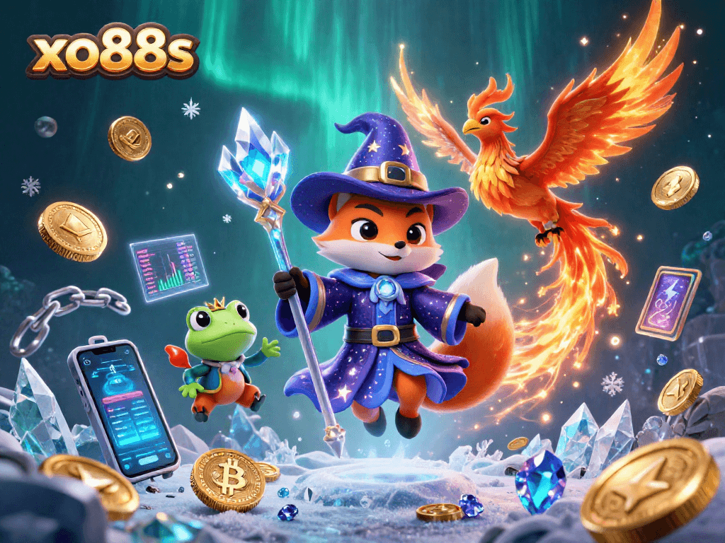 Experience exciting gaming adventures with xo88s, featuring dynamic characters and stunning casino elements.