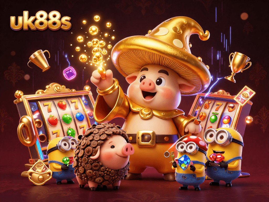 Experience thrilling gameplay with uk88s enhanced by magical elements and casino treasures.