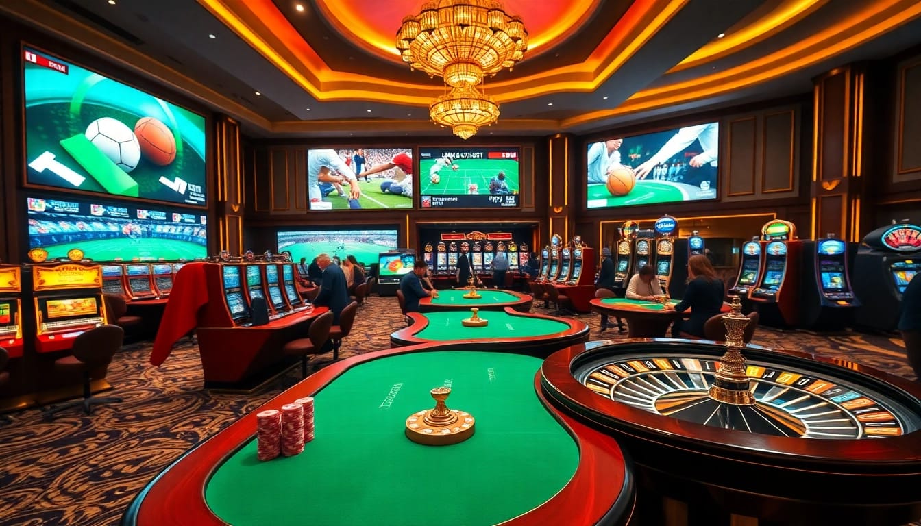 Experience the thrilling atmosphere of lương sơn tv live sports betting in a luxury casino setting.