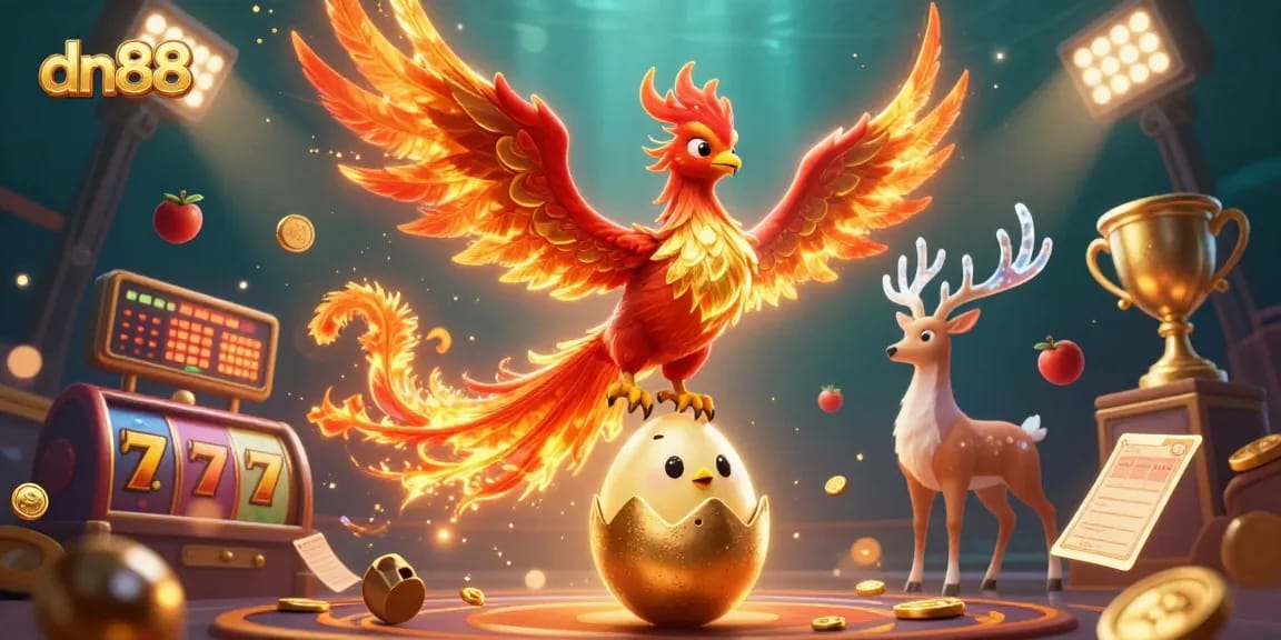 Enhance your experience at dn88 with exciting slot games featuring captivating phoenix characters and dynamic casino elements.