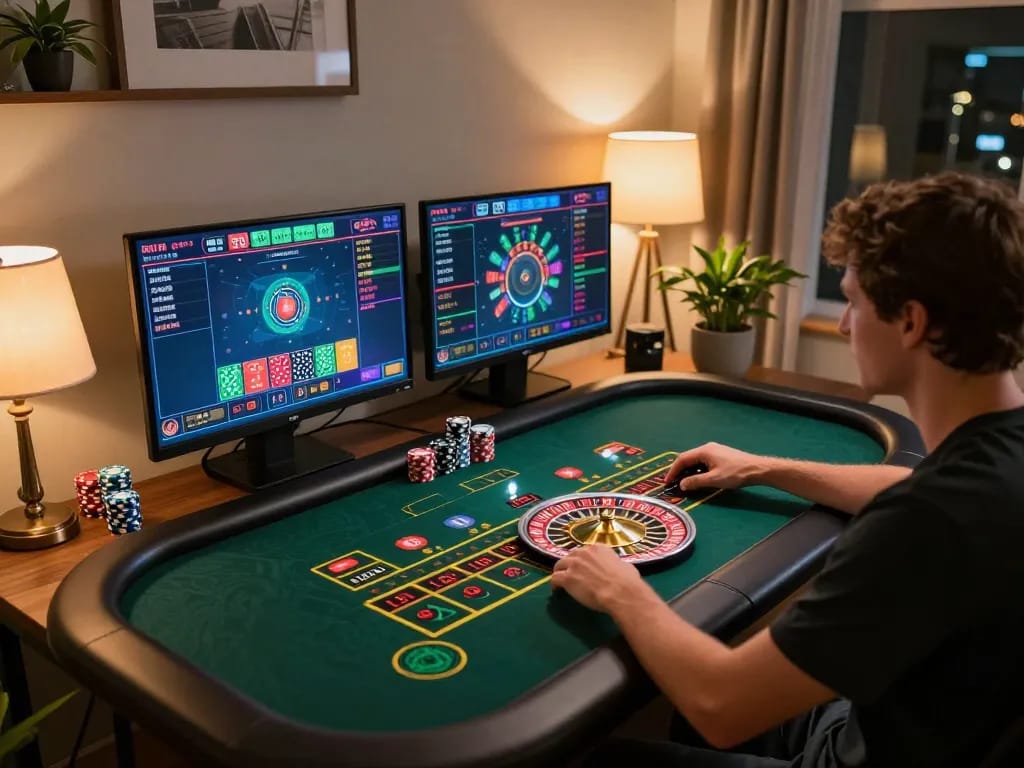 Lu88 live online roulette gameplay at home, showcasing immersive betting experience