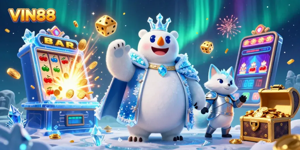 Experience the thrill of winning at VIN88 with an exciting slots jackpot display.