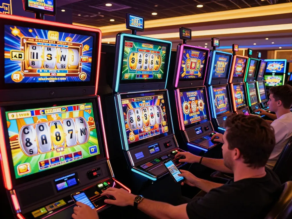 Watch players enjoy the excitement of best online pokies at a colorful online casino.
