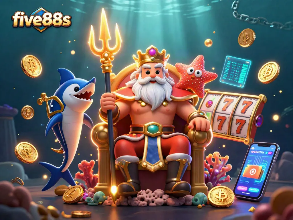 Engage with five88s while enjoying vibrant jackpot slots and thrilling neon crypto elements.