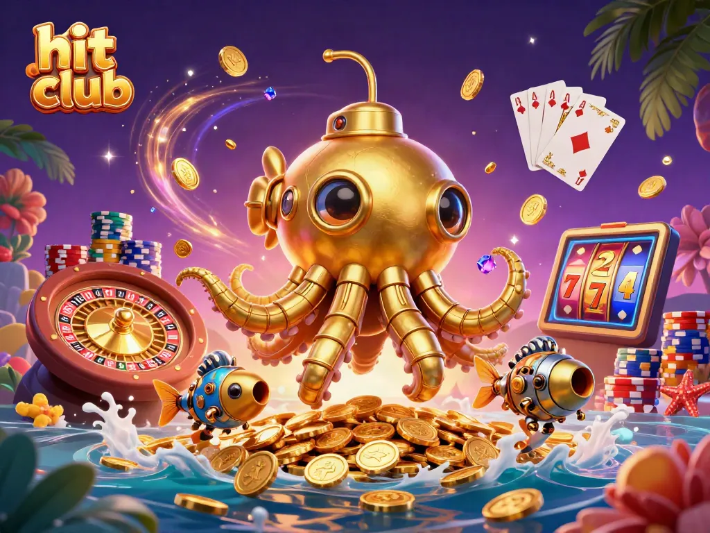 Engage with hit club and experience thrilling moments with stacked poker chips and vibrant gameplay.