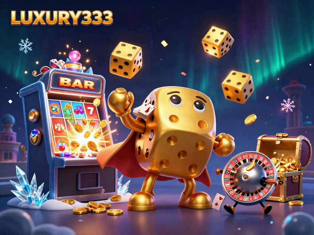 Experience the thrill of LUXURY333 with dynamic 3D characters, vibrant visuals, and engaging casino elements.