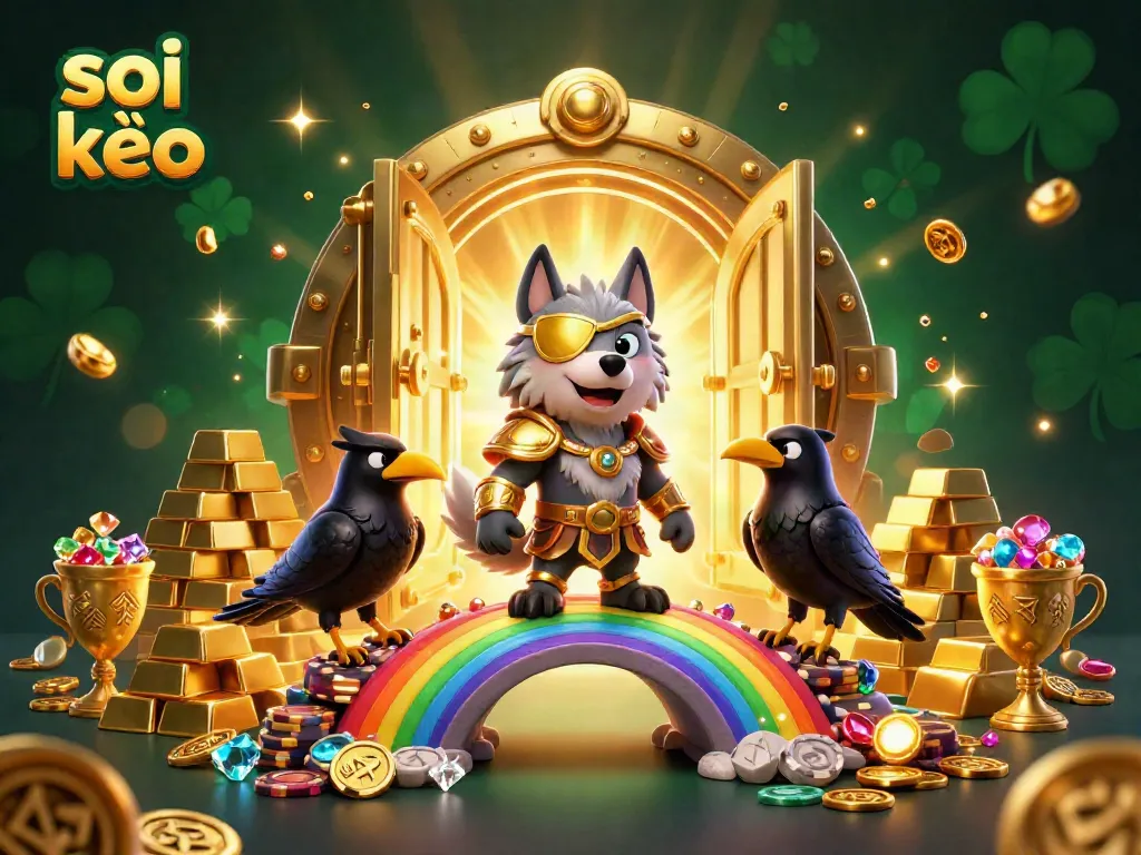 Experience thrilling soi kèo bet insights with captivating 3D illustration of Odin and his ravens.