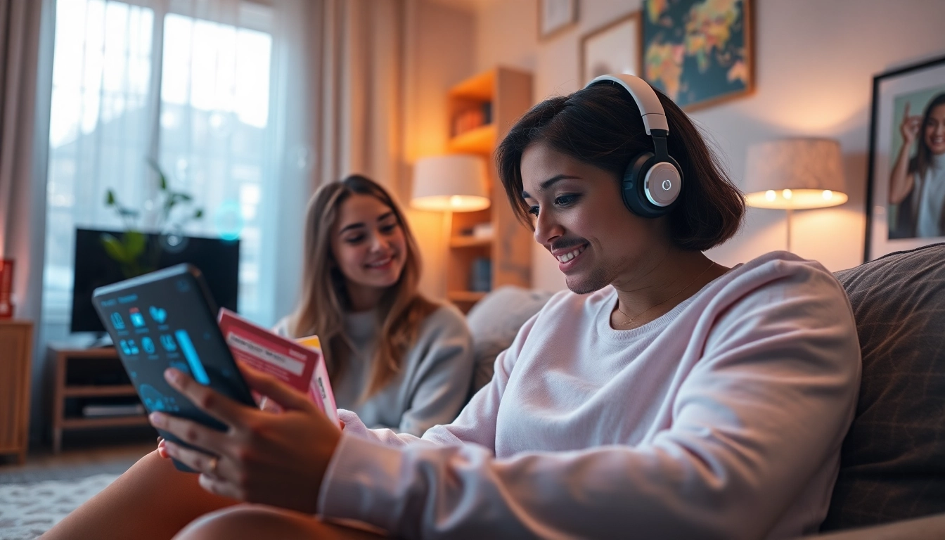 Engaging interaction with girlfriend ai in a cozy digital setting