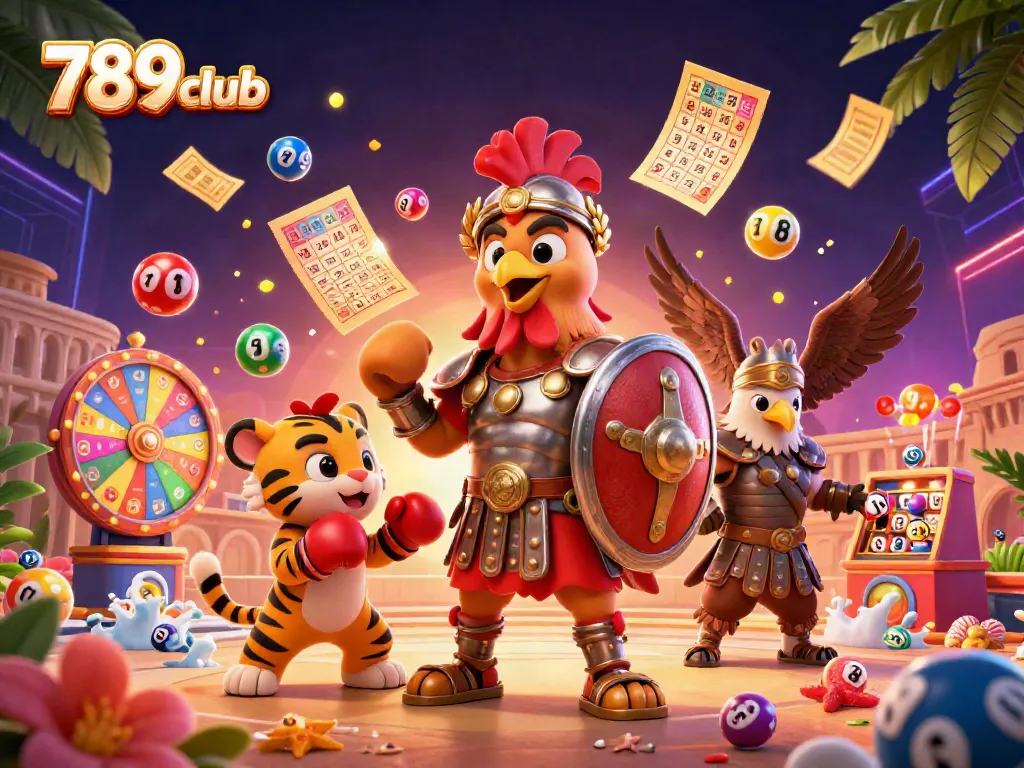 Participate in thrilling gameplay at 789club with dynamic colorful elements and vibrant casino atmosphere.