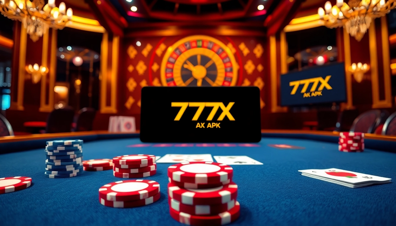 Experience the thrill of winning with the 777X APK in a luxurious casino setting.