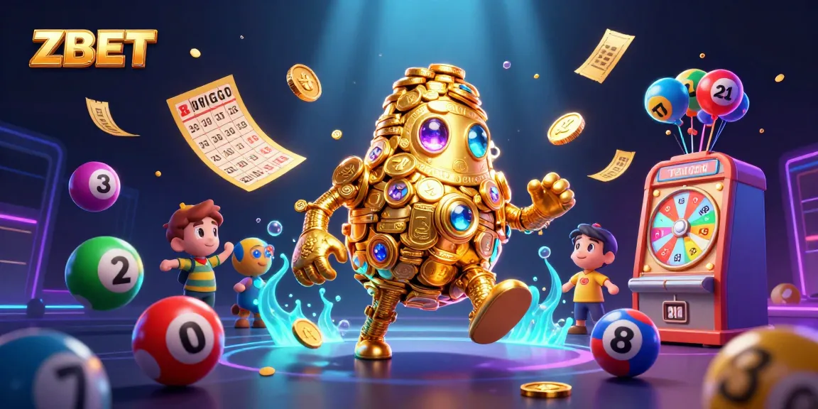 ZBET brings excitement to your gaming experience with vibrant lottery, casino, and prize elements